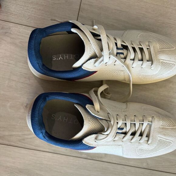 Rothy's RS01 Knit Sneakers Blue Jay Men's Shoes Size 9 1/2 - Picture 7 of 9